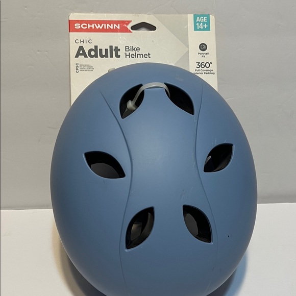 Schwinn Light Blue Helmet with Gray Straps - Picture 1 of 7